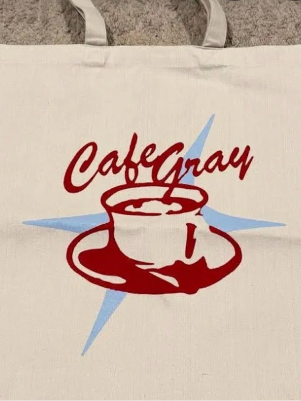 CafeGray Canvas Tote  handed out at Conan Gray popup